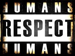 respect humans poster