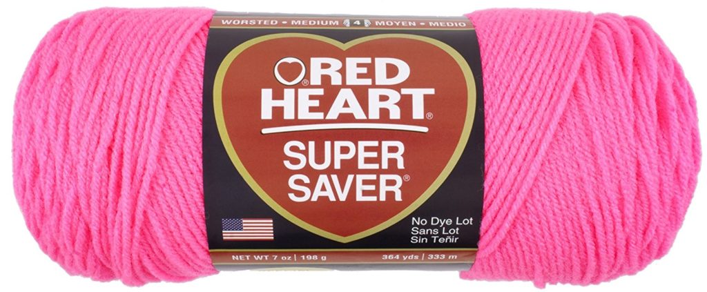 Red Heart Super Saver worsted acrylic yarn